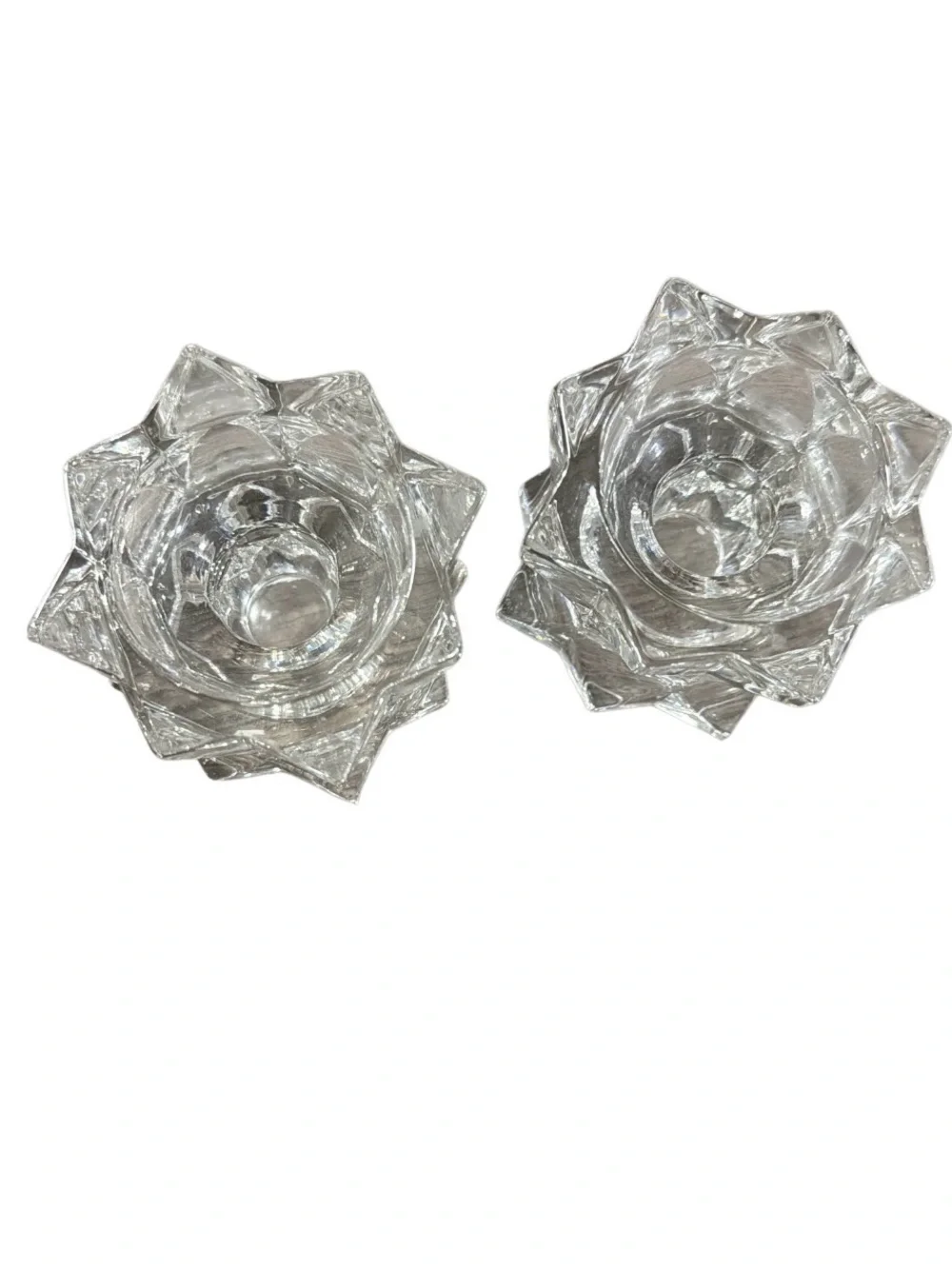 Vintage crystal candle holders Mikasa 